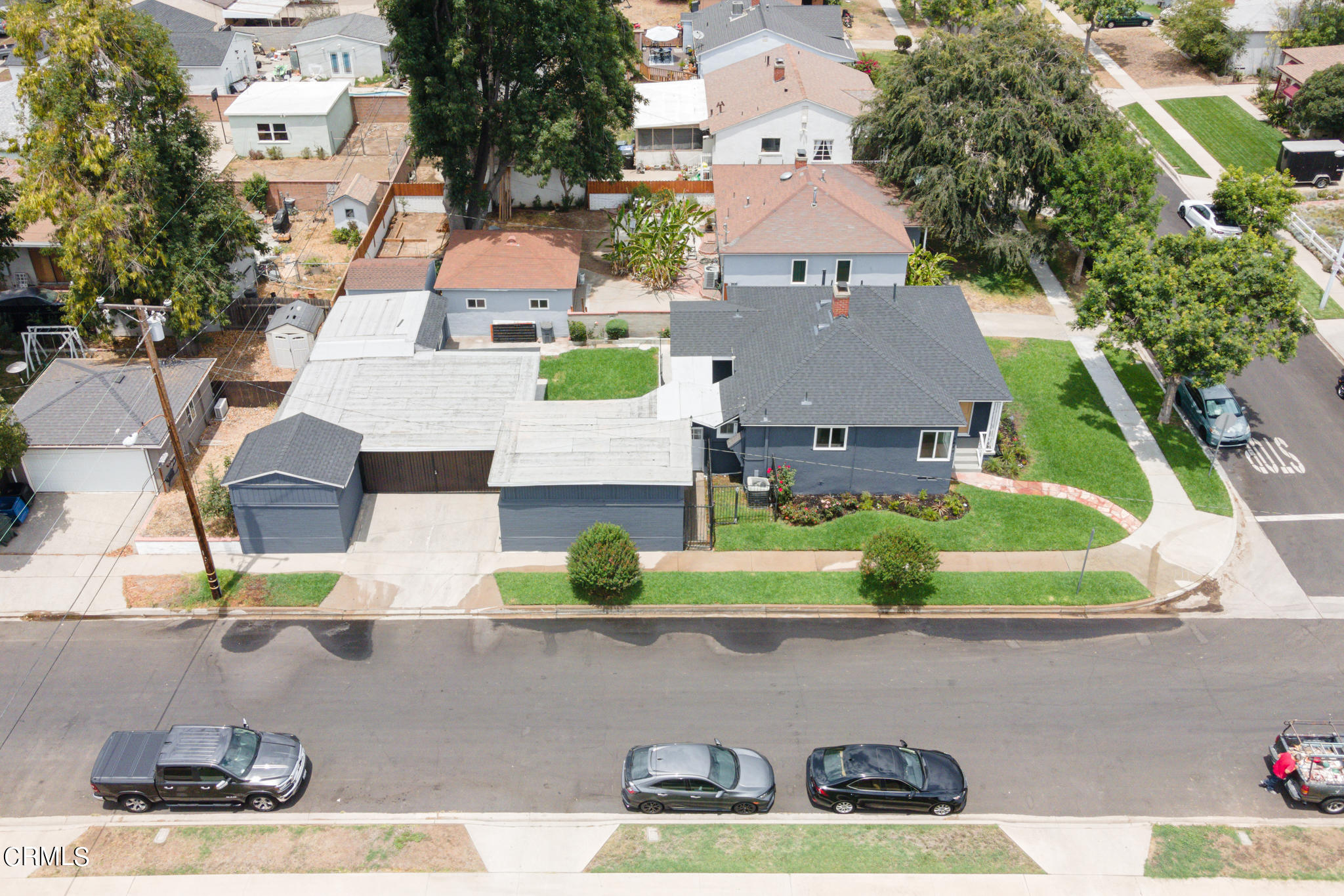 2485 Hanning Avenue Altadena, CA 91001 - Photo 33 of 36 an aerial view of residential houses with outdoor space and parking