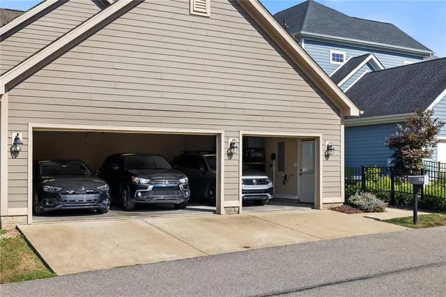 a car parked in front of house