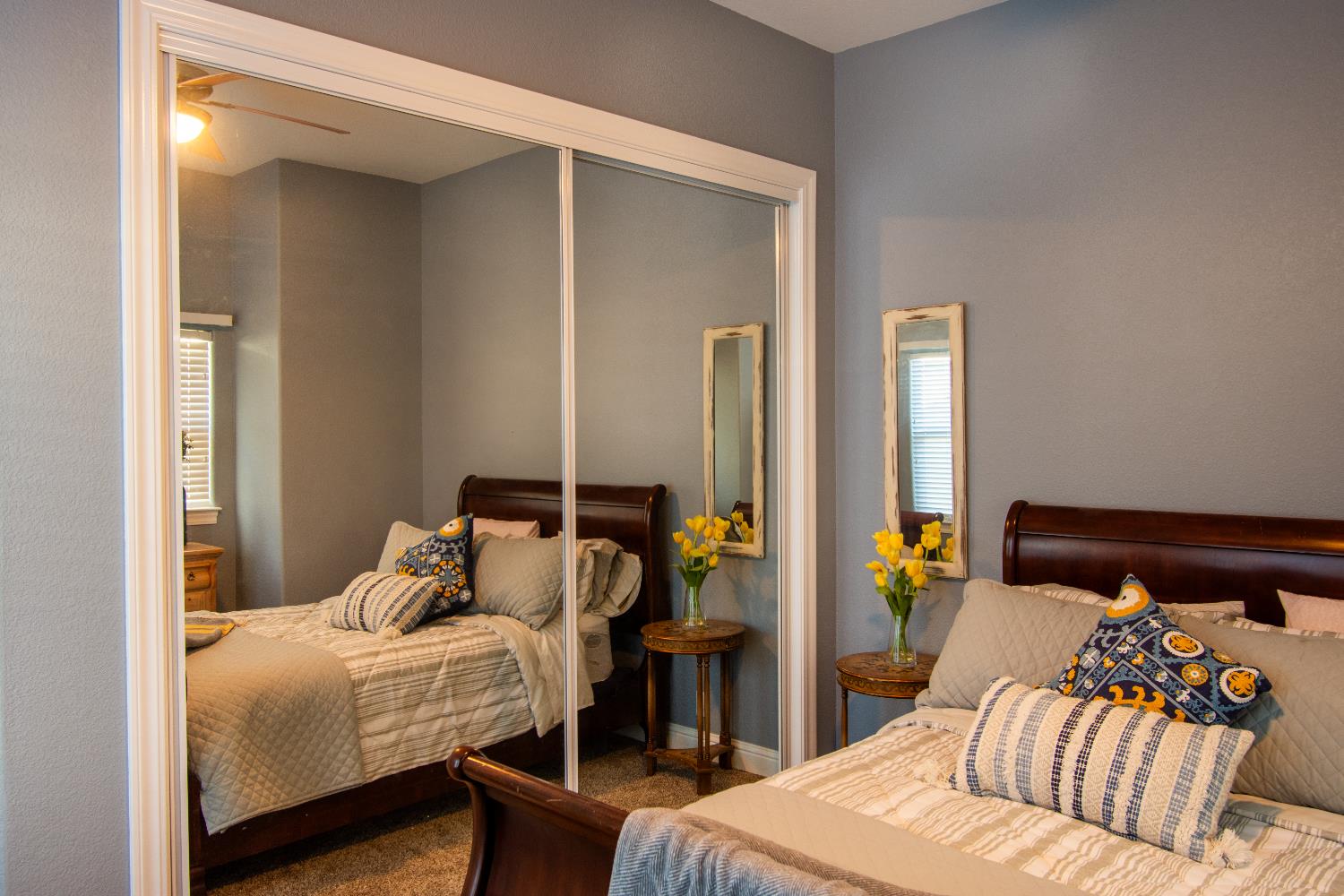 3388 Sudbury Road Cameron Park, CA 95682 - Photo 19 of 55 a bedroom with bed and wooden floor