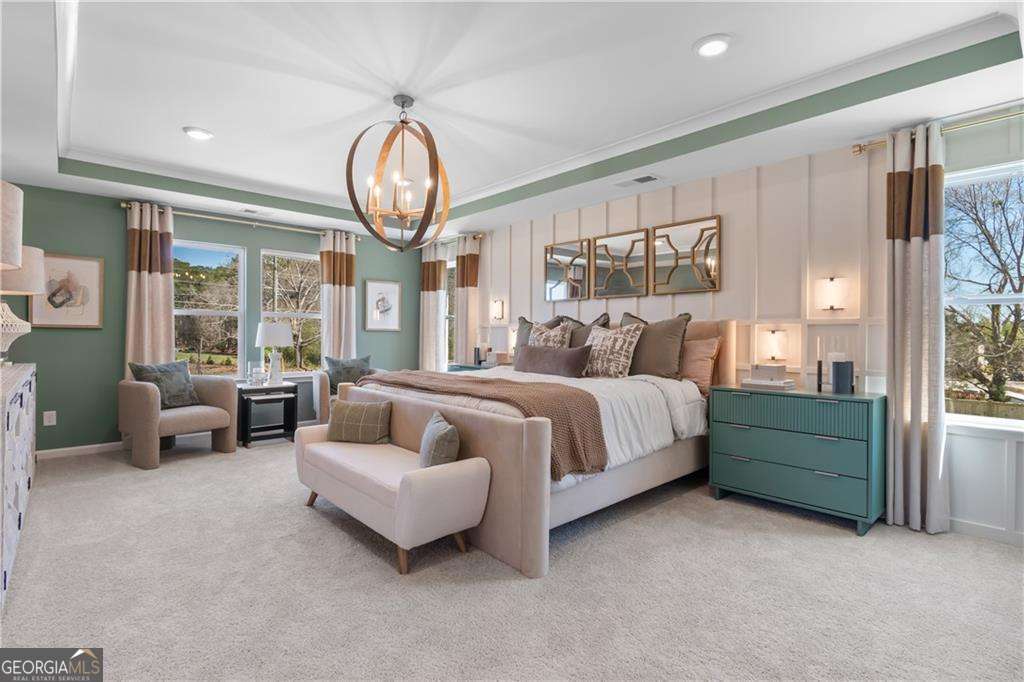 420 Hartsfield Road McDonough, GA 30253 - Photo 36 of 44 a spacious bedroom with bed and a large window