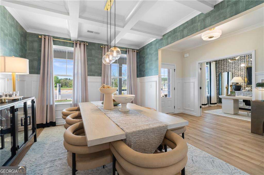 420 Hartsfield Road McDonough, GA 30253 - Photo 6 of 44 a living room with furniture and wooden floor