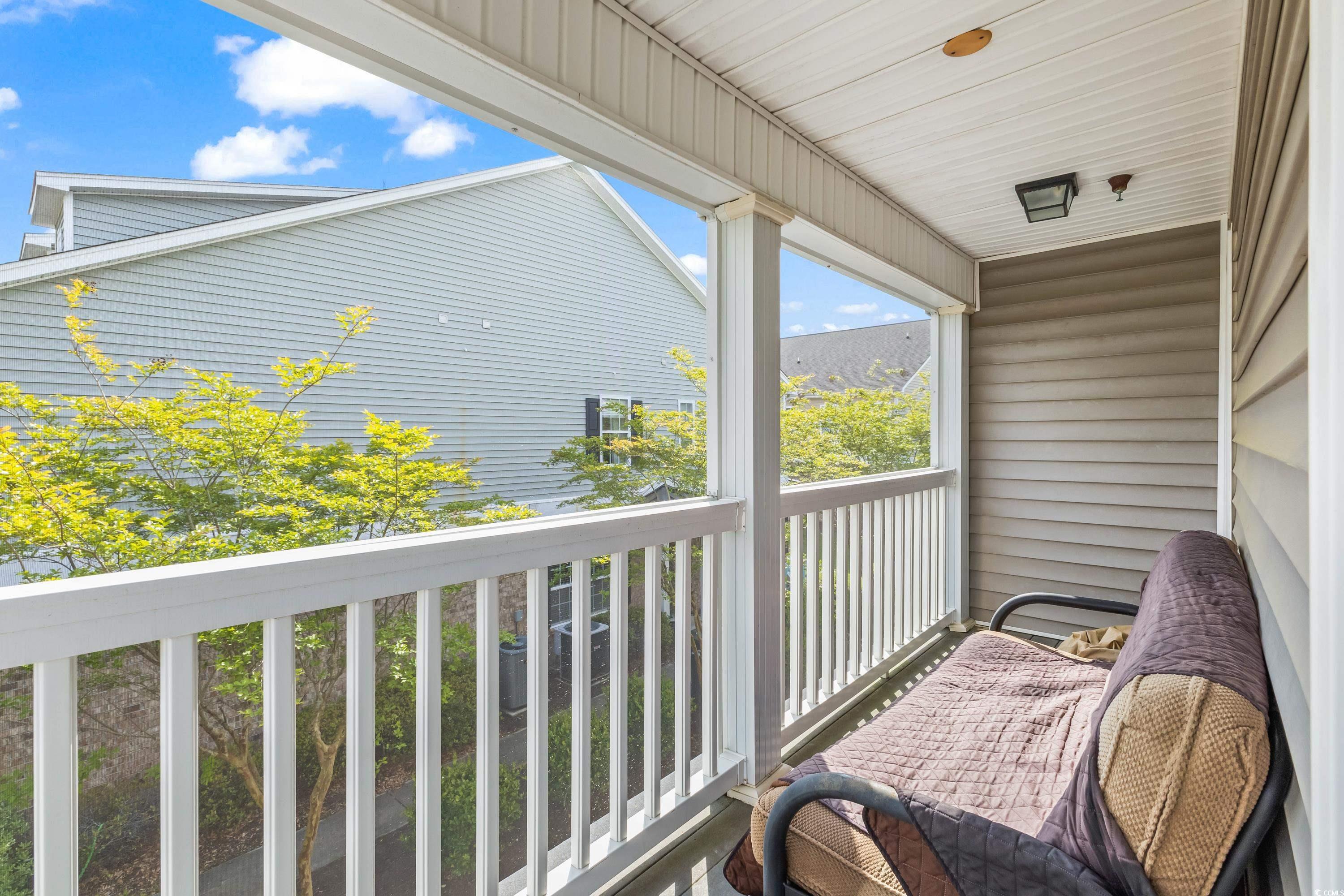 400 Black Smith Lane, Unit A Myrtle Beach, SC 29579 - Photo 19 of 35 View of balcony