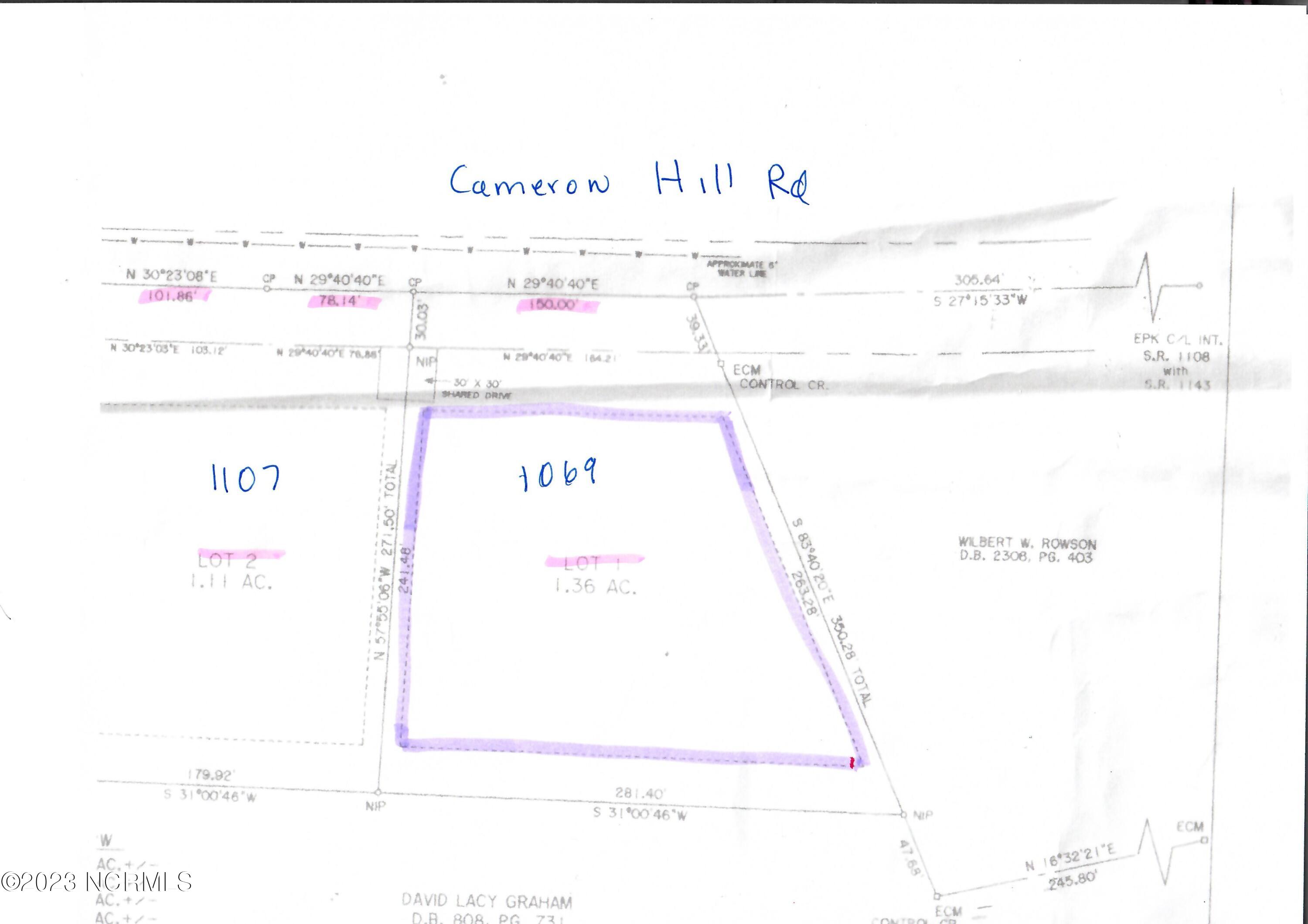 1069 Cameron Hill Road Cameron, NC 28326 - Photo 3 of 3 Cameron Hill Lot 1