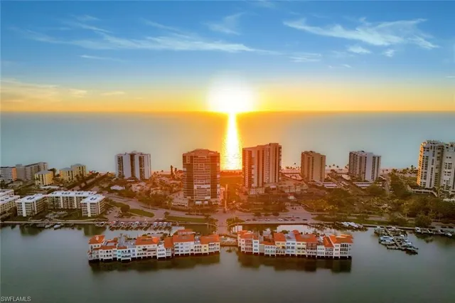 a view of a city with tall buildings
