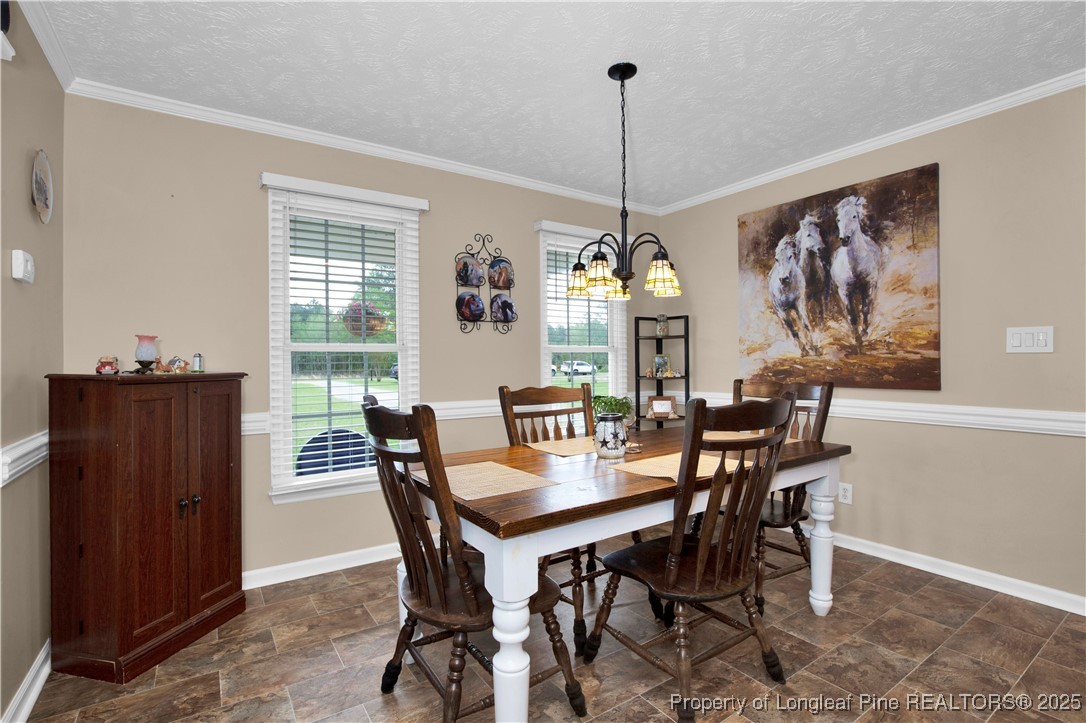 4891 Wade-Stedman Road Wade, NC 28395 - Photo 9 of 46 a view of a dining room with furniture window and outside view