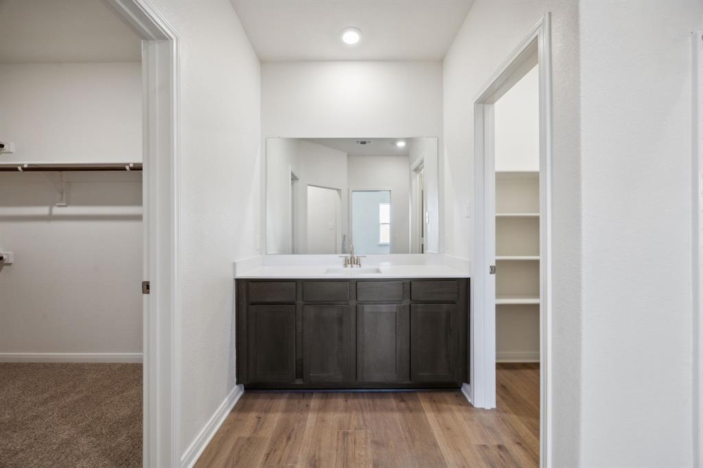 9908 Fighting Falcon Way Fort Worth, TX 76131 - Photo 20 of 22 a bathroom with a sink and a mirror