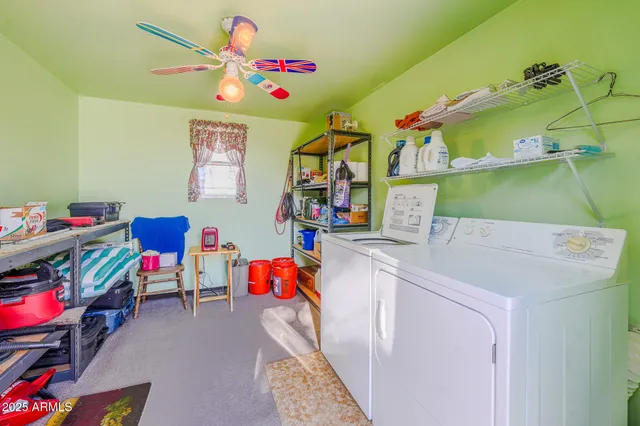 a house view with a backyard space