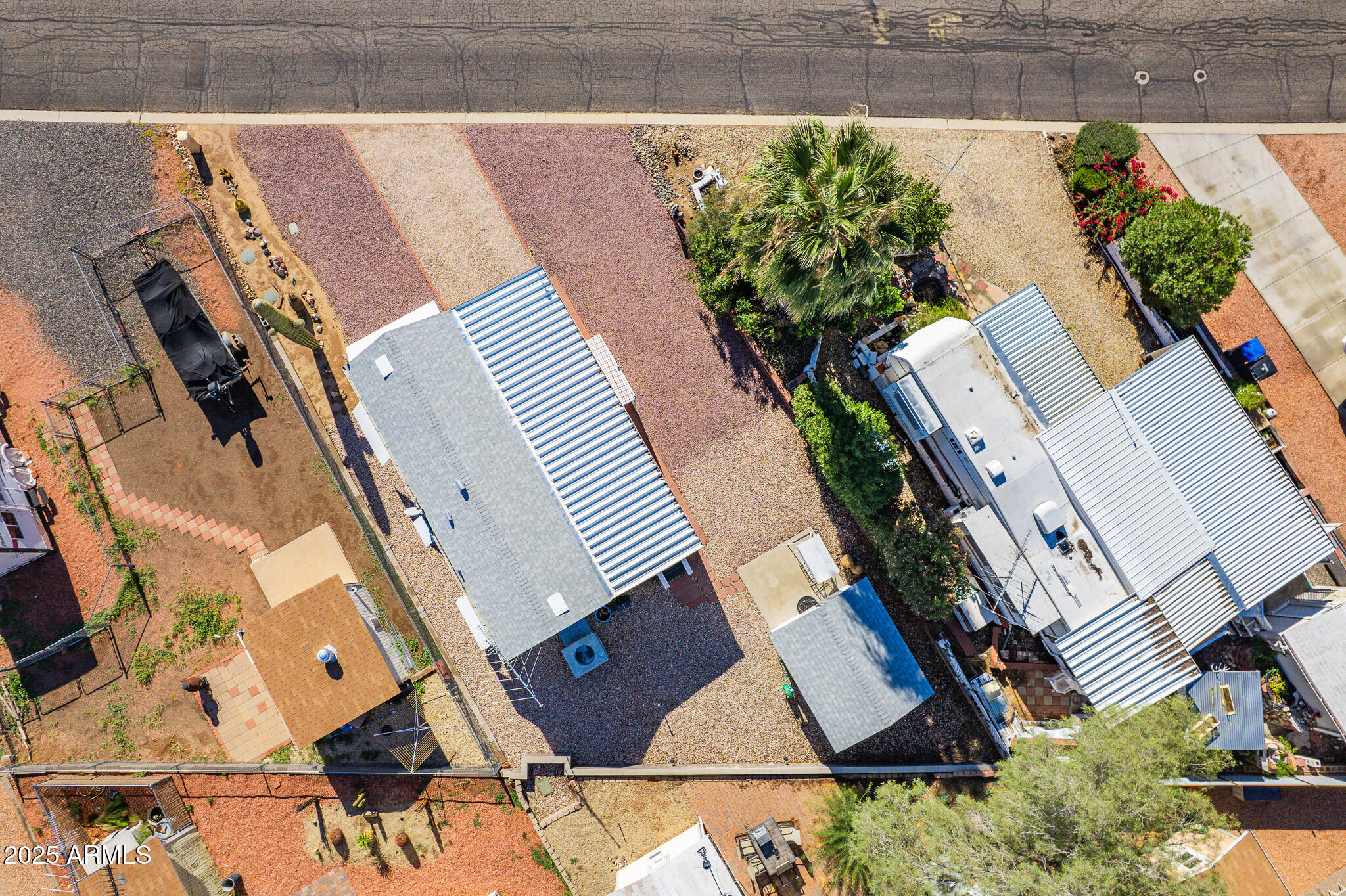 21282 Escapees Way, Unit 409 Congress, AZ 85332 - Photo 28 of 33 an aerial view of a house with outdoor space and street view