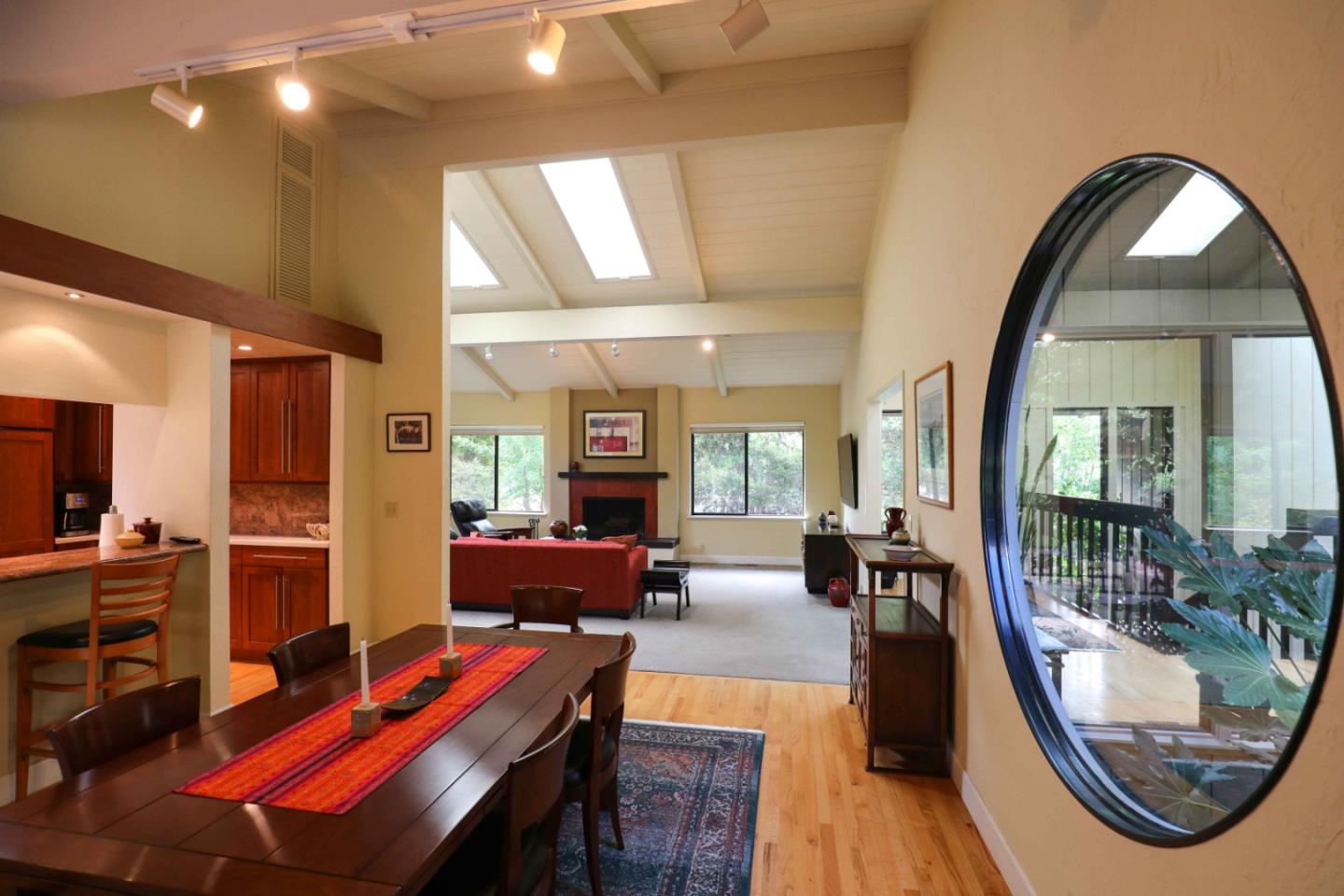 16 Westwood Road Santa Cruz, CA 95060 - Photo 12 of 46 a very nice looking living room with a large window and chandelier