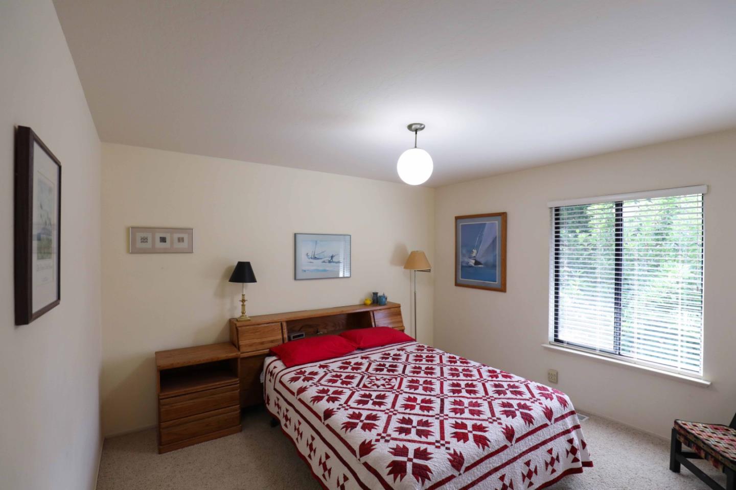 16 Westwood Road Santa Cruz, CA 95060 - Photo 33 of 46 a bedroom with a bed and a window