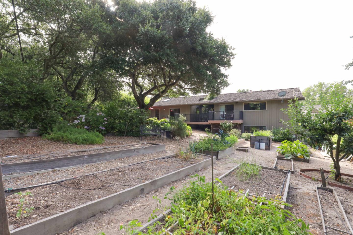 16 Westwood Road Santa Cruz, CA 95060 - Photo 44 of 46 a view of a patio with table and chairs and potted plants