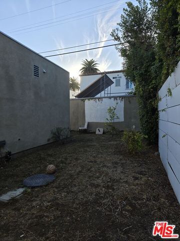 a backyard of a house