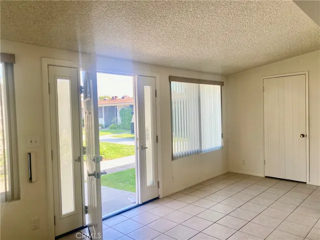 a view of a room with empty racks