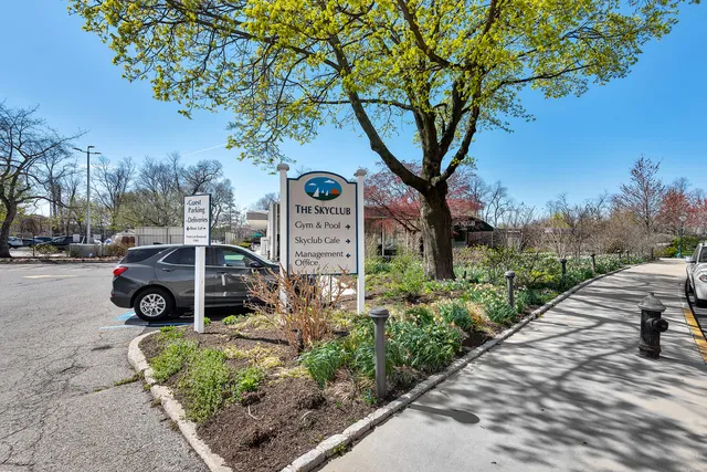 a front view of a building