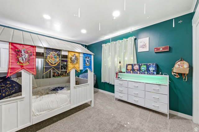 2323 North 720 West Clinton, UT 84015 - Photo 8 of 34 Carpeted bedroom with baseboards and recessed lighting