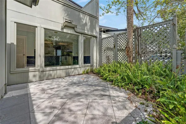a view of wooden balcony with outdoor space