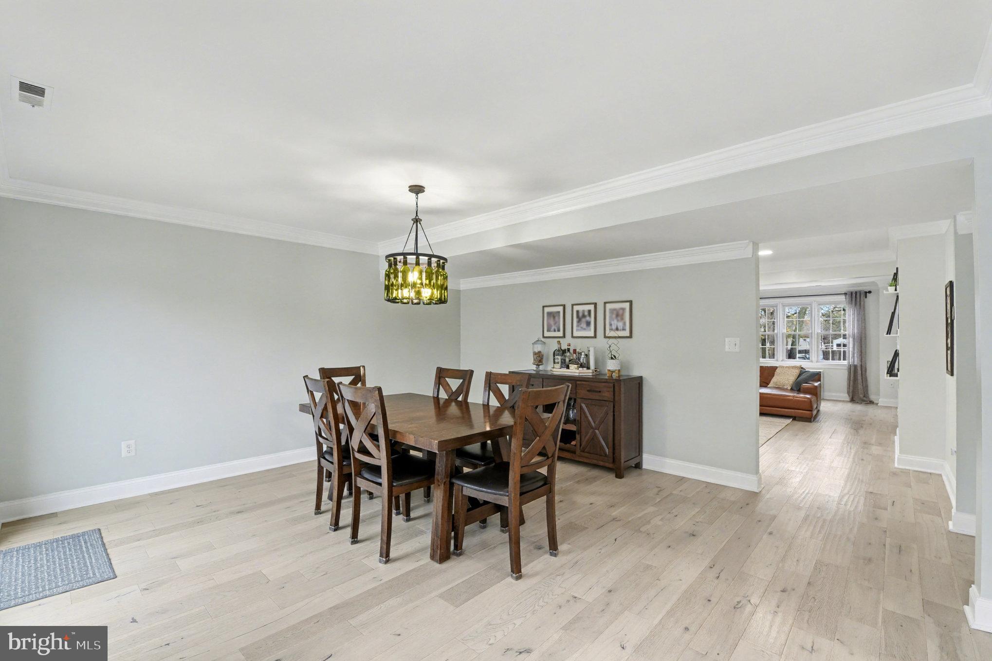 2804 7th Street Sparrows Point, MD 21219 - Photo 12 of 70 a view of a dining room with furniture and wooden floor