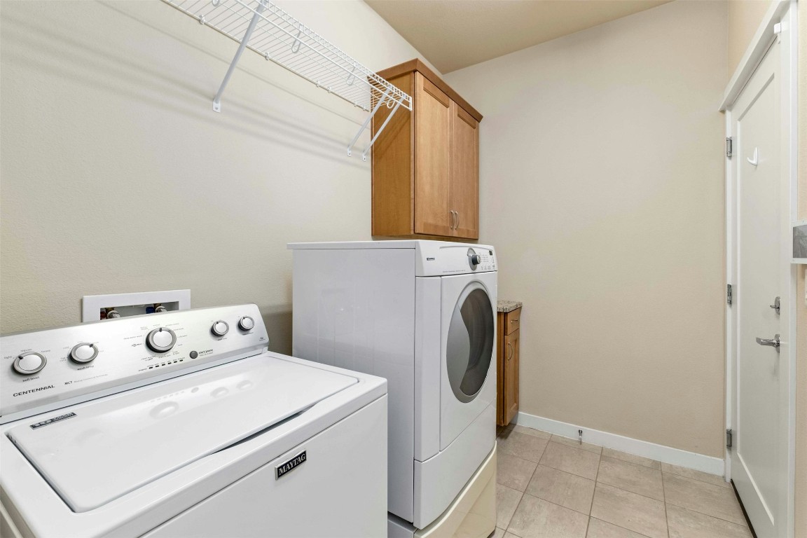 4008 Valley View Road, Unit B Austin, TX 78704 - Photo 18 of 21 a utility room with dryer and washer