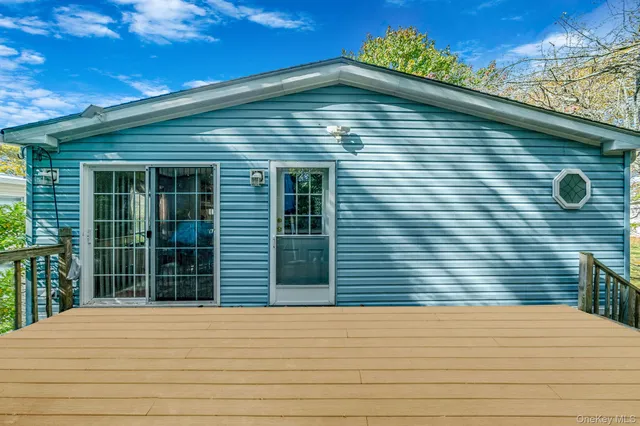 a backyard of a house