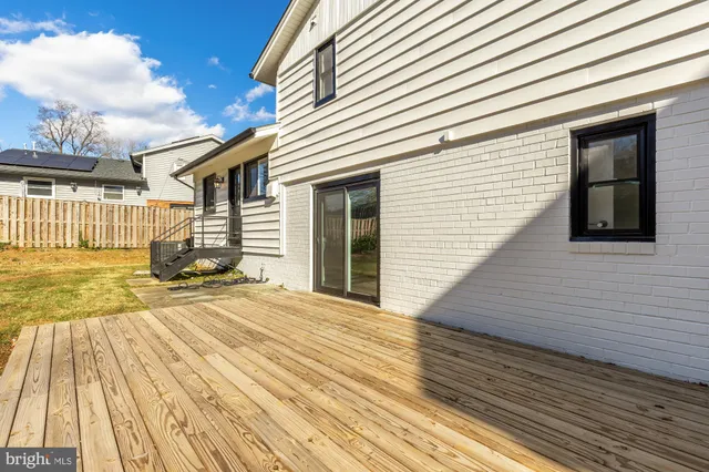a view of a house with wooden floor