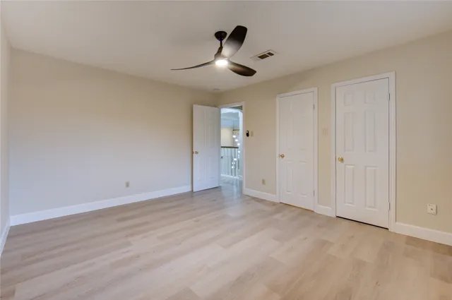 wooden floor in an empty room