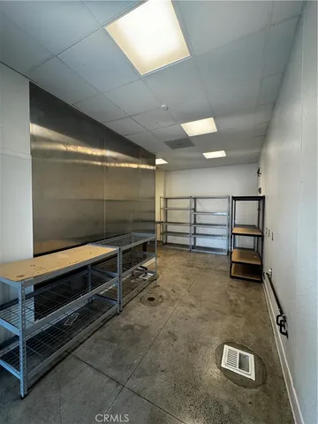 a potted plant sitting in front of a building