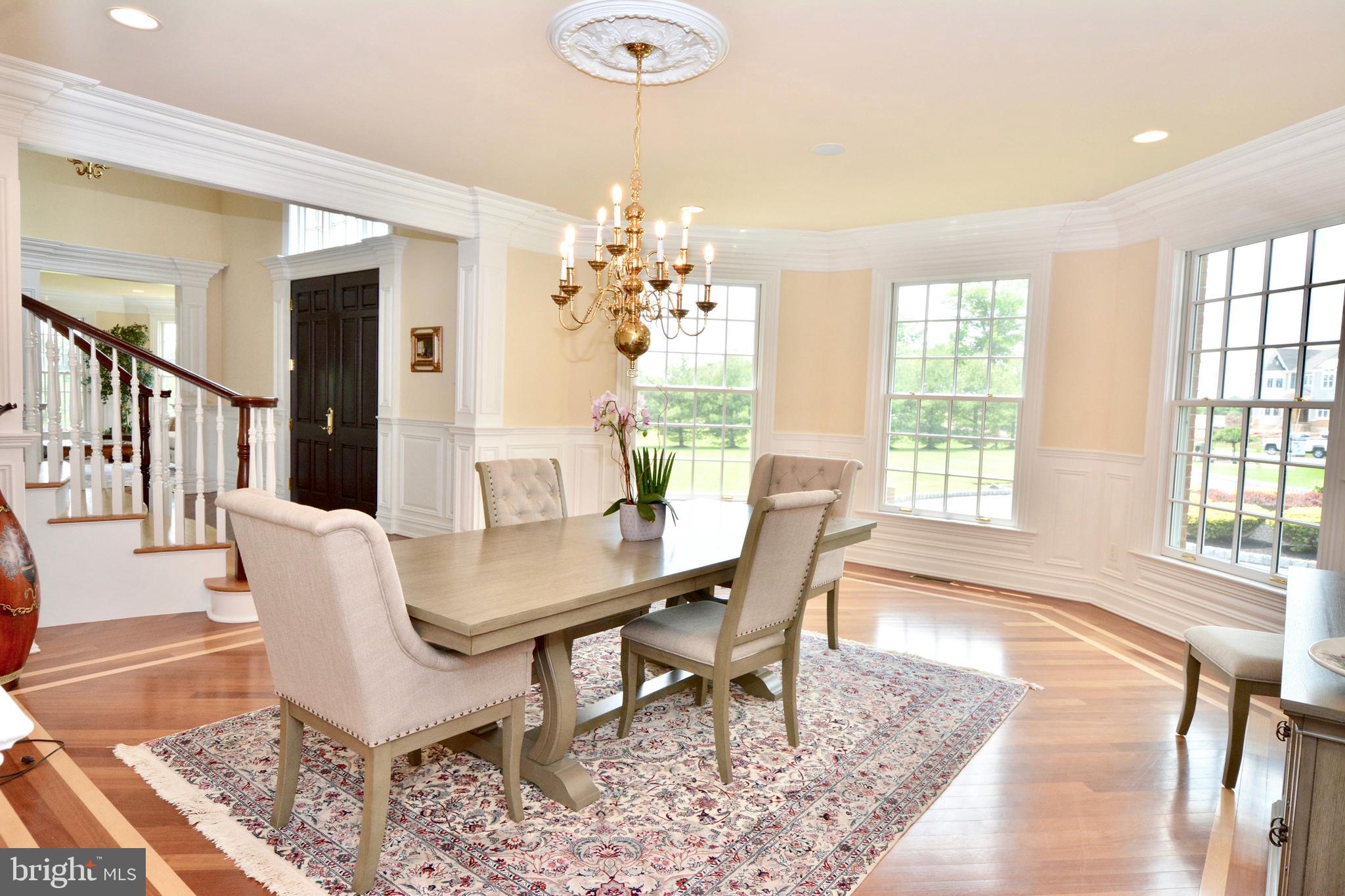 8 Silvers Court Pennington, NJ 08534 - Photo 13 of 43 Formal dining room looking into foyer.
