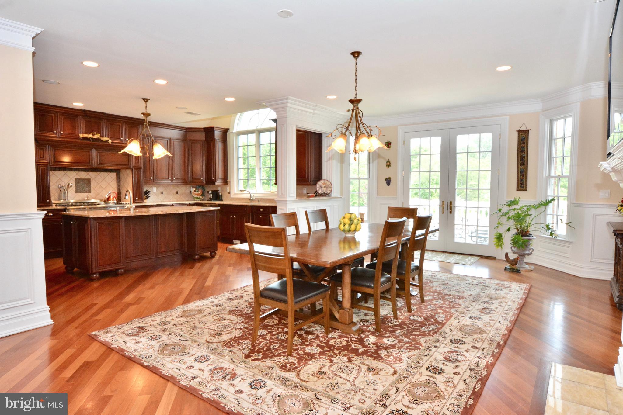 8 Silvers Court Pennington, NJ 08534 - Photo 4 of 43 Breakfast room with French doors to terrace.