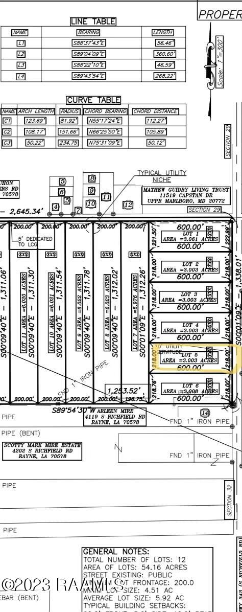 Tbd South Richfield Road, Unit LOT 5 Rayne, LA 70578 - Photo 4 of 4 Gallery Image 4
