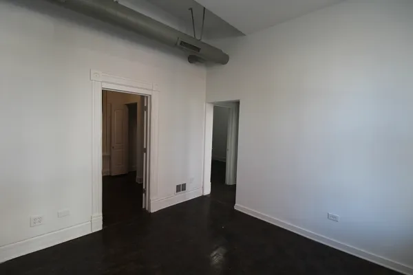 an empty room with a empty space