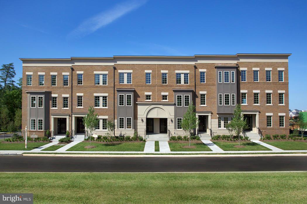 a front view of a building