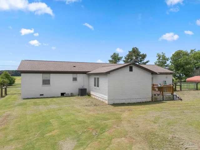 a house with a outdoor space