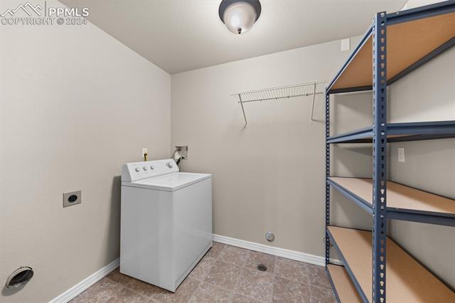 766 Struthers Ranch Road Colorado Springs, CO 80921 - Photo 36 of 40 Basement laundry room with storage!