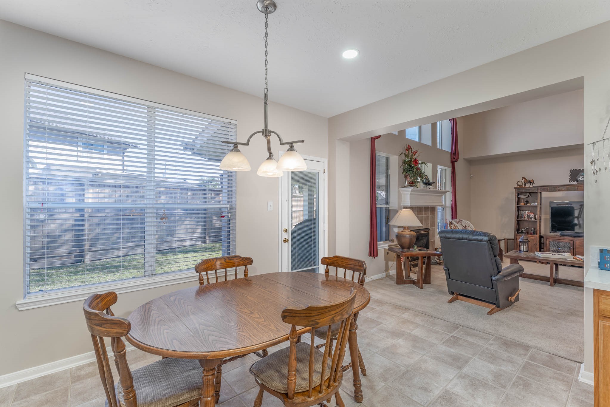 1205 Cambridge Court Seabrook, TX 77586 - Photo 20 of 47 a view of a dining room with furniture window and outside view