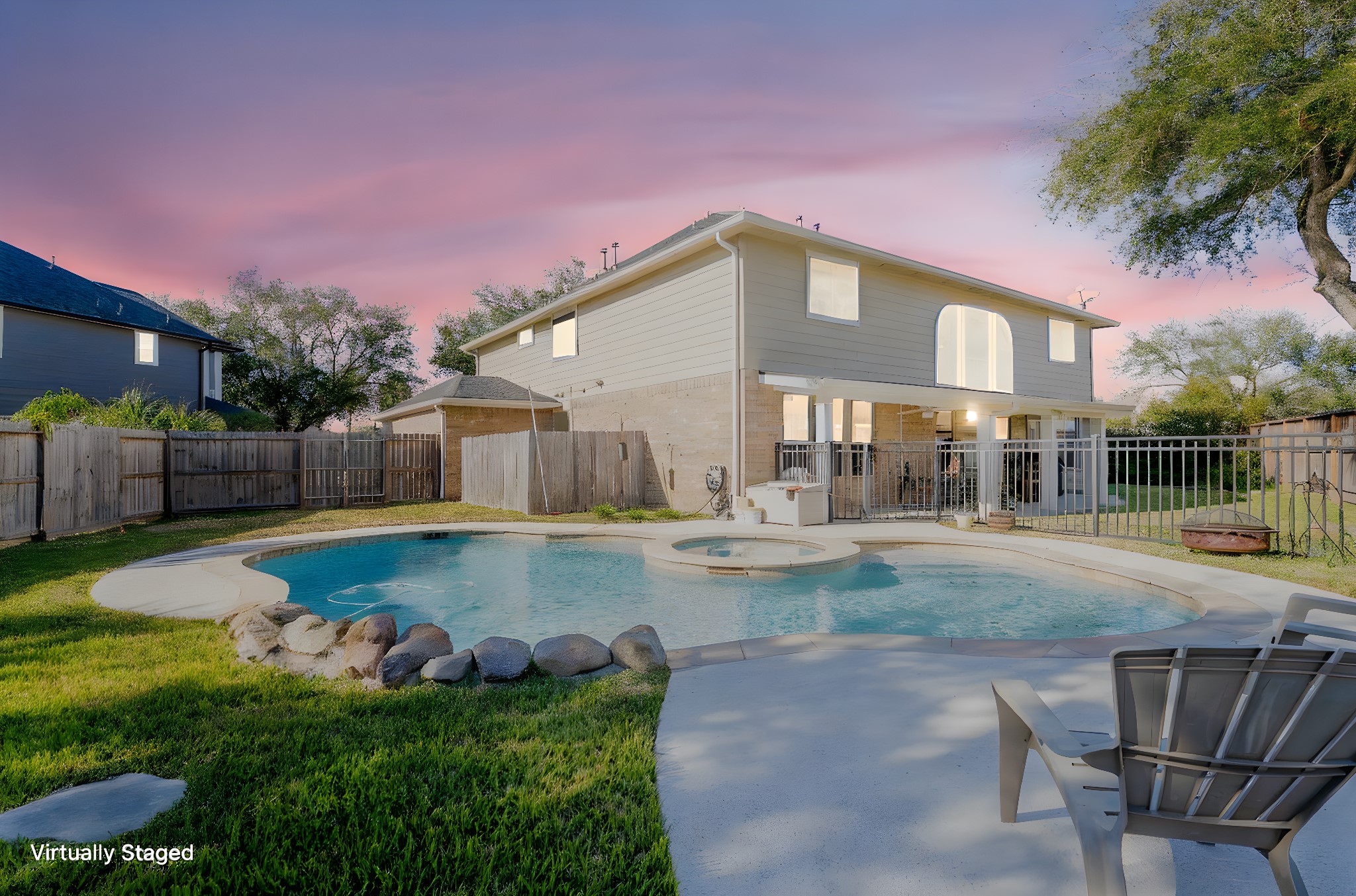 1205 Cambridge Court Seabrook, TX 77586 - Photo 3 of 47 a view of a house with backyard and sitting area