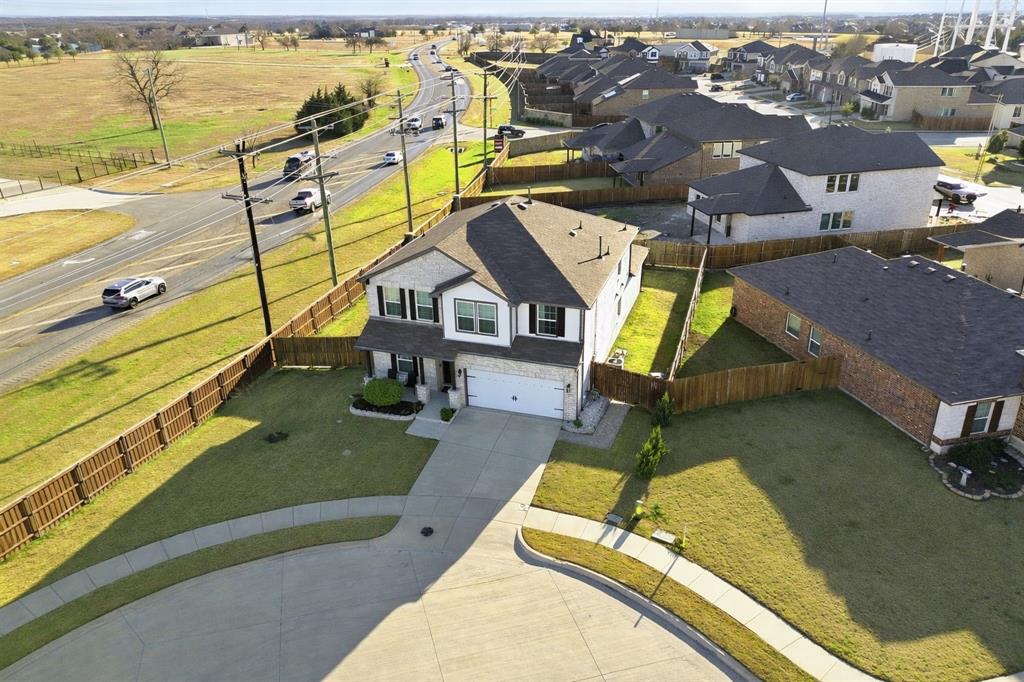 2049 Hartley Drive Forney, TX 75126 - Photo 35 of 36 an aerial view of a house with a swimming pool