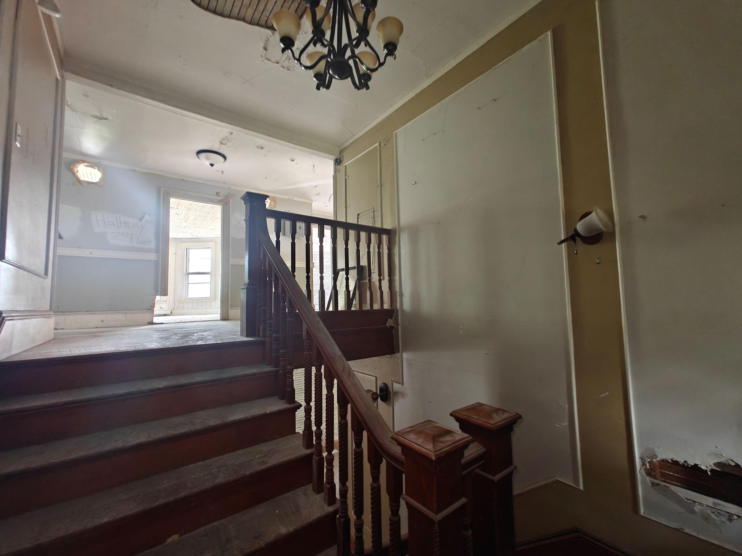 9 St Albans Road Corinna, ME 04928 - Photo 16 of 35 Stairs to second Floor
