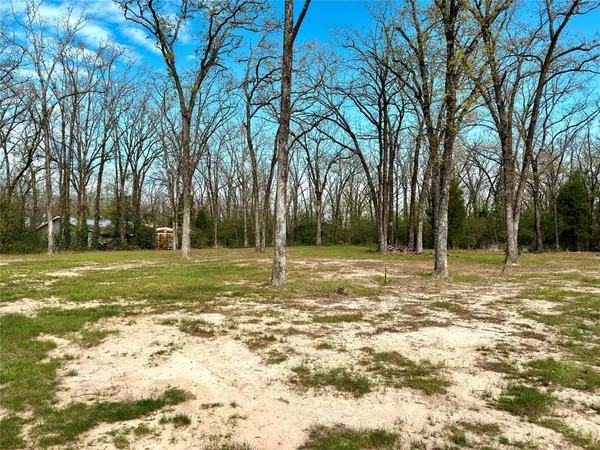 a lake view with a yard