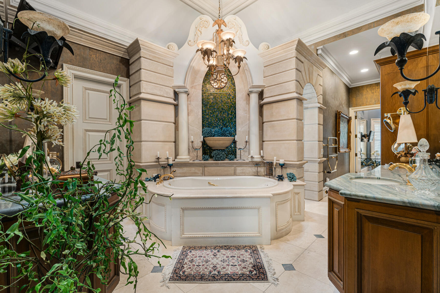 19 Sunset Key Drive Key West, FL 33040 - Photo 40 of 98 a bathroom with a sink and a mirror