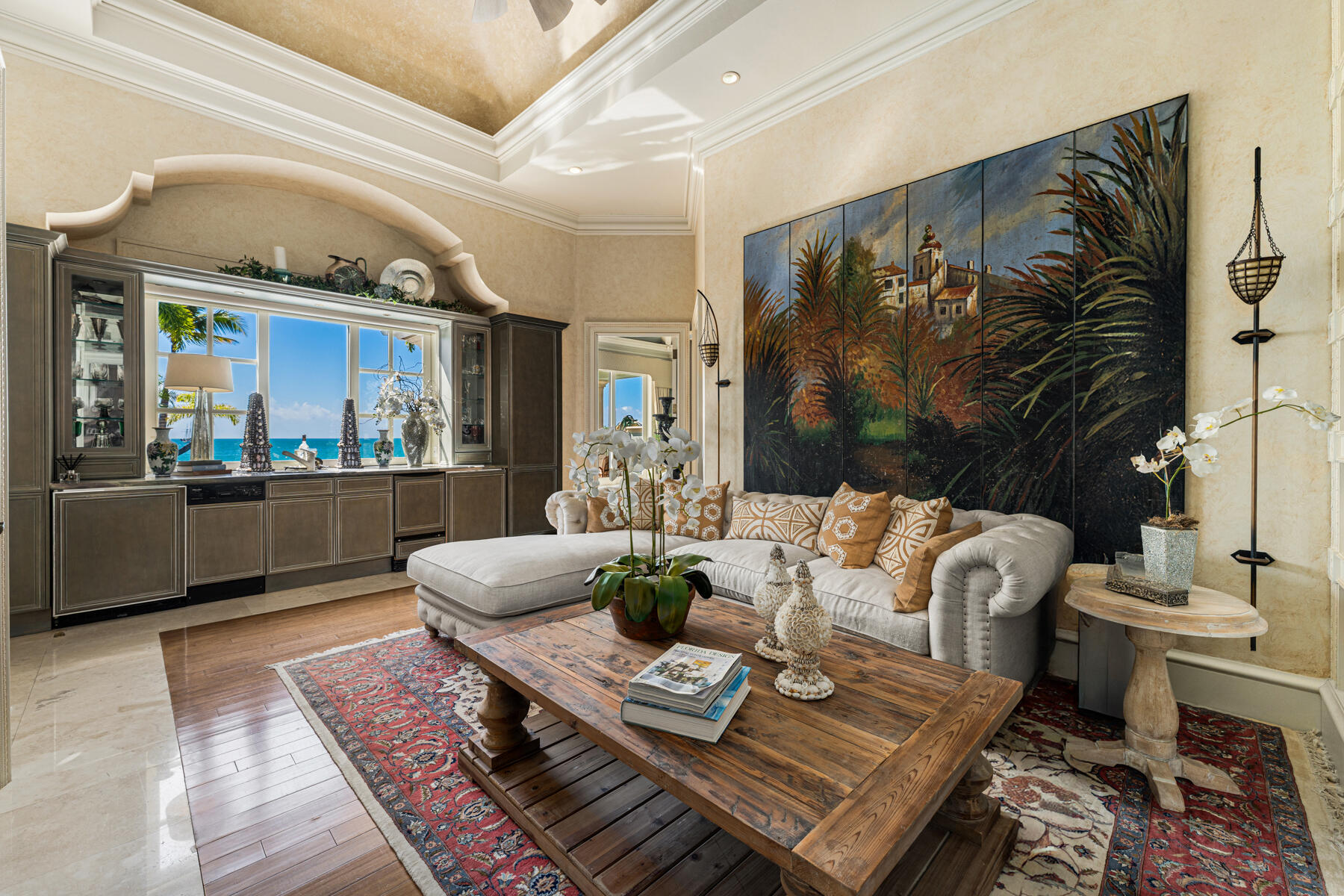 19 Sunset Key Drive Key West, FL 33040 - Photo 46 of 98 a living room with furniture and a flat screen tv