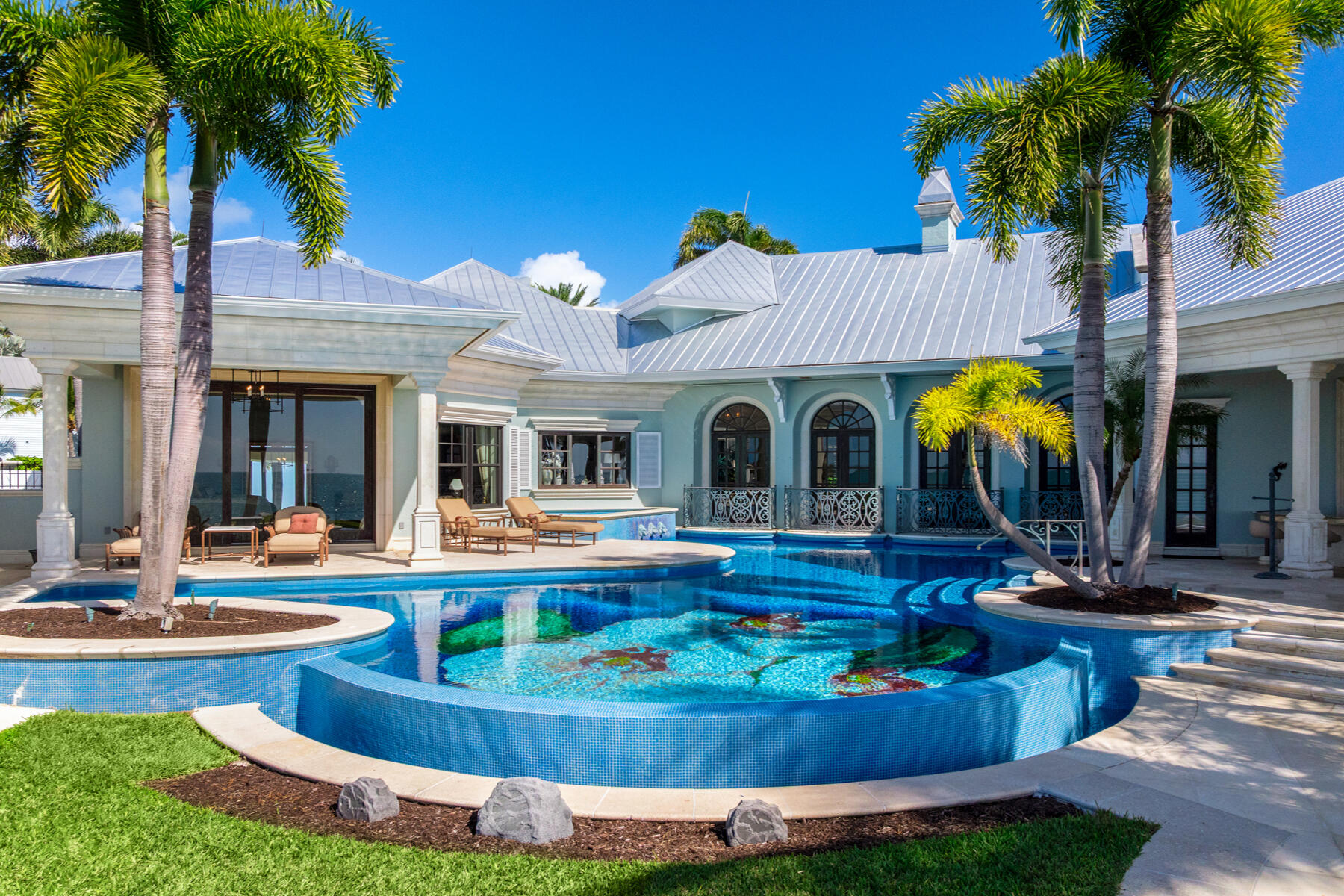19 Sunset Key Drive Key West, FL 33040 - Photo 65 of 98 a view of house with swimming pool outdoor seating