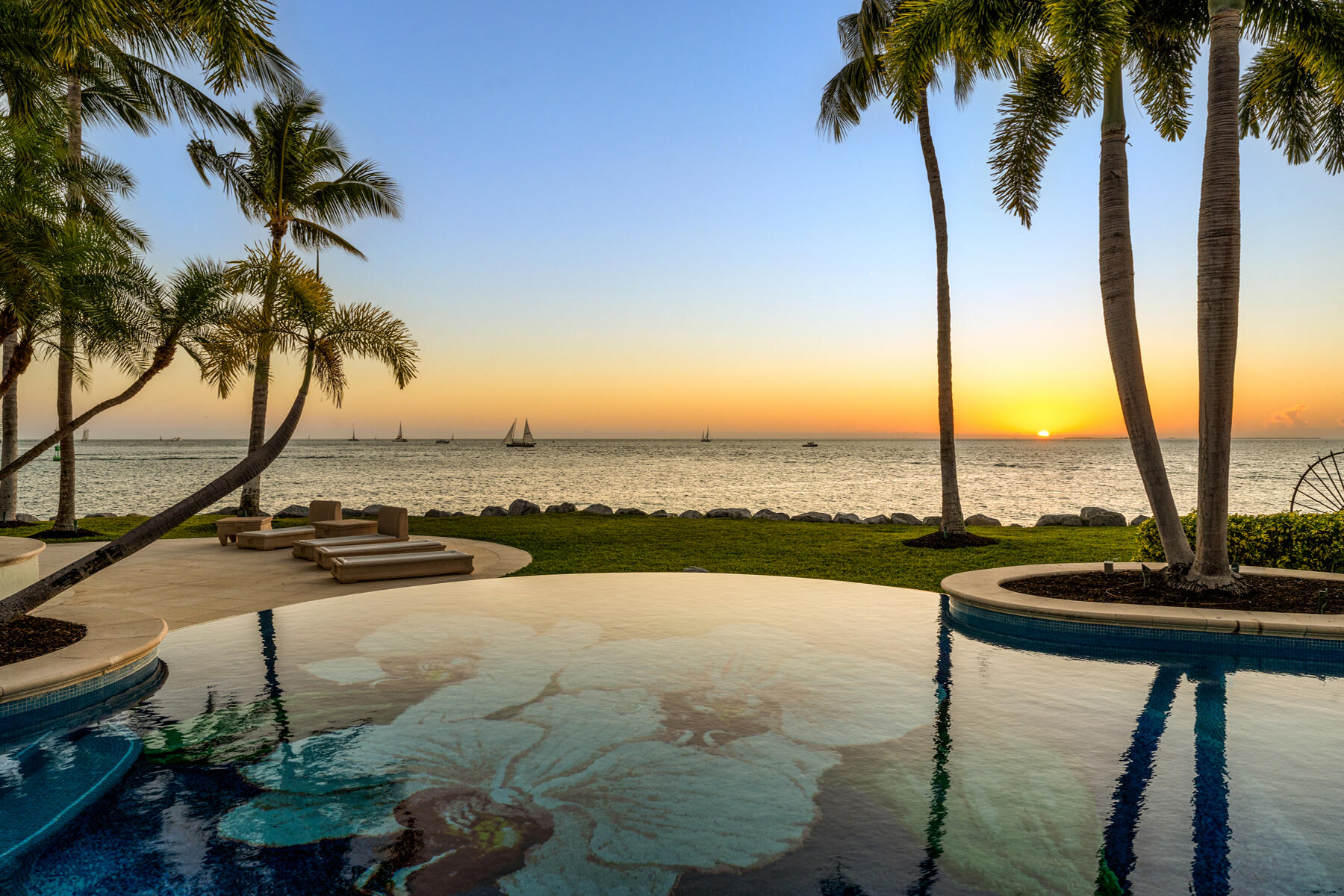 19 Sunset Key Drive Key West, FL 33040 - Photo 72 of 98 Orchid mosaic pool