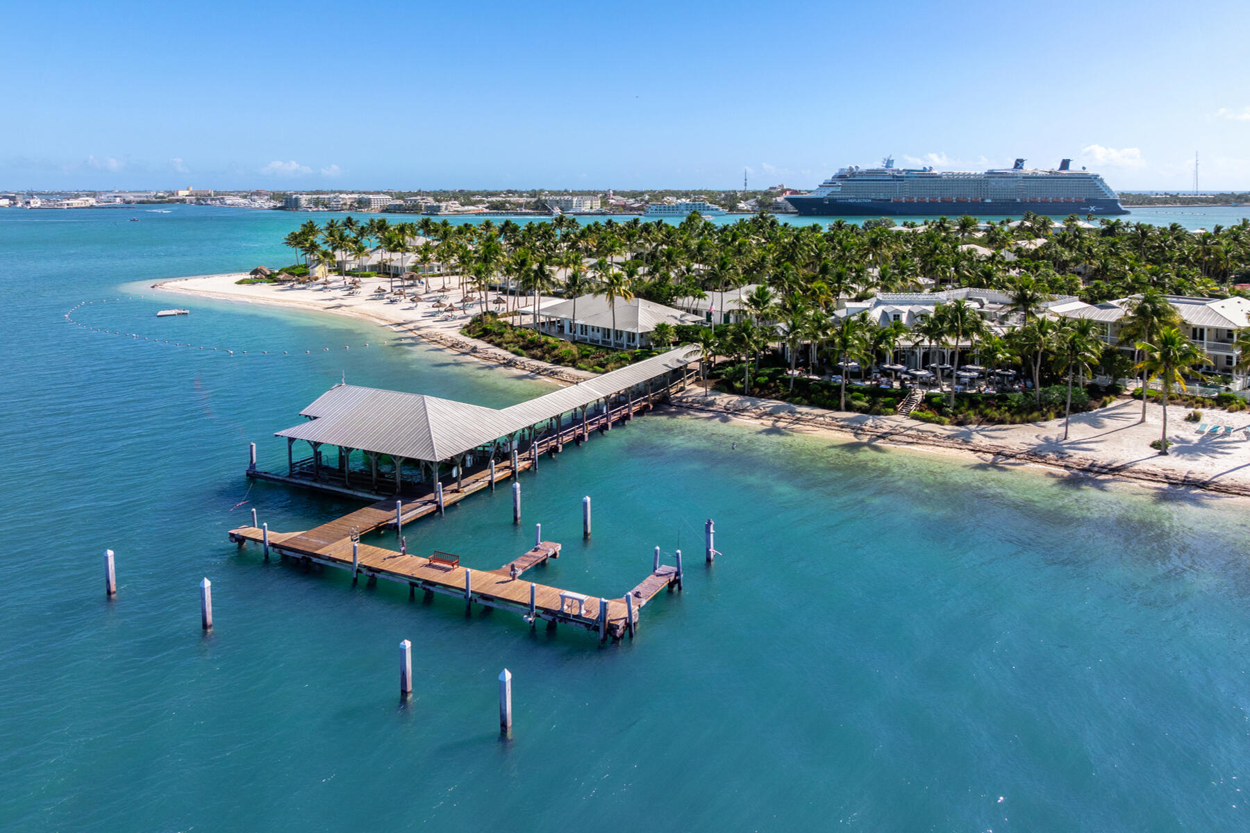 19 Sunset Key Drive Key West, FL 33040 - Photo 95 of 98 Sunset Key Aerial, ferry boat entrance
