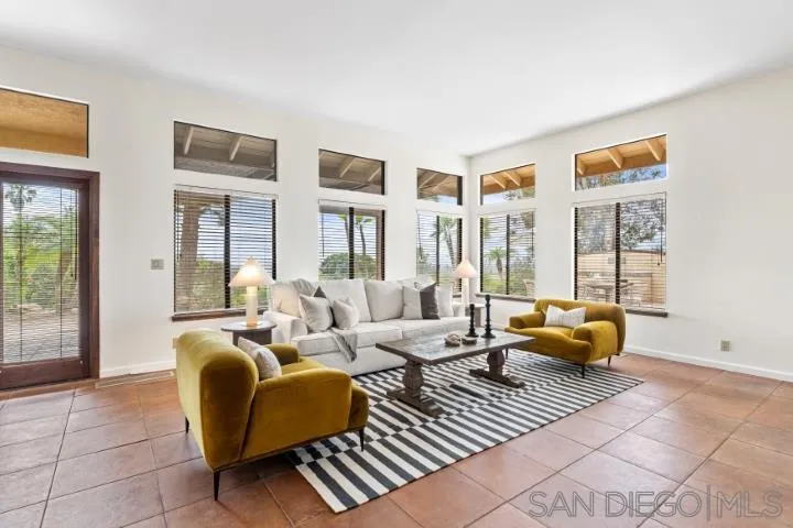 3253 Yucca Terrace Fallbrook, CA 92028 - Photo 17 of 62 a living room with furniture and floor to ceiling windows