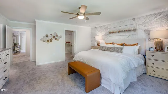 a view of a workspace room with wooden floor dining table and chairs