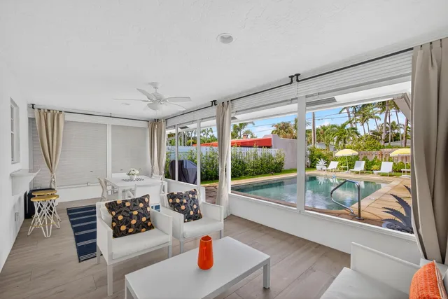 a view of a house with swimming pool