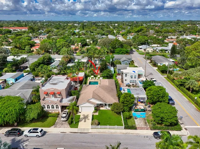 a view of a building with retail shop