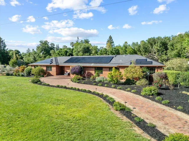 a view of outdoor space and yard