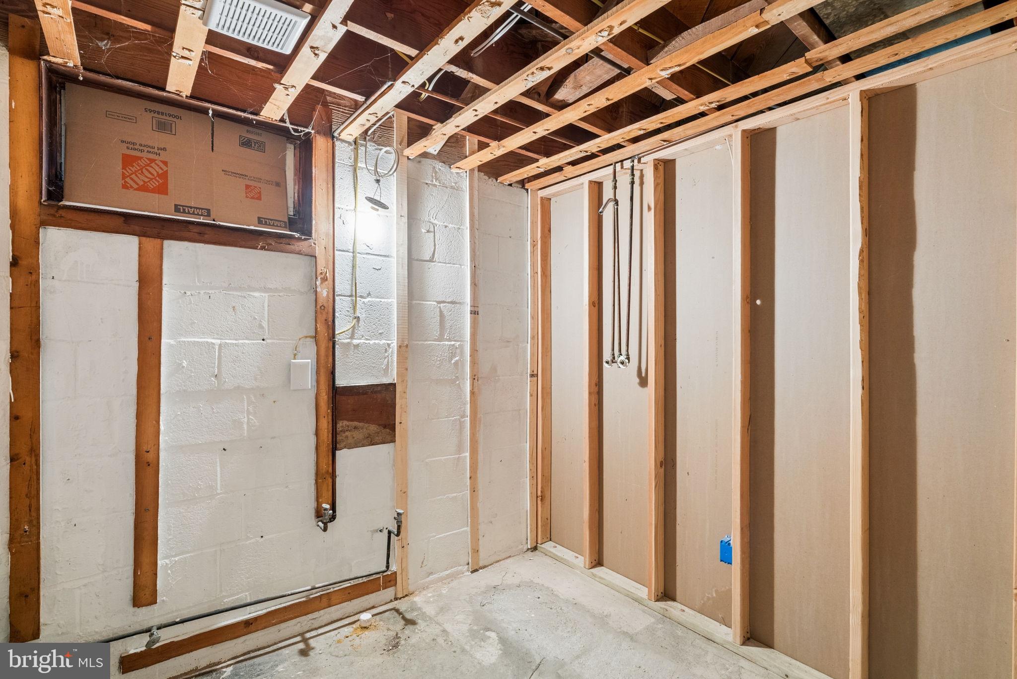 1713 Ranch Lane Dundalk, MD 21222 - Photo 27 of 38 Rough in for 2nd full bathroom