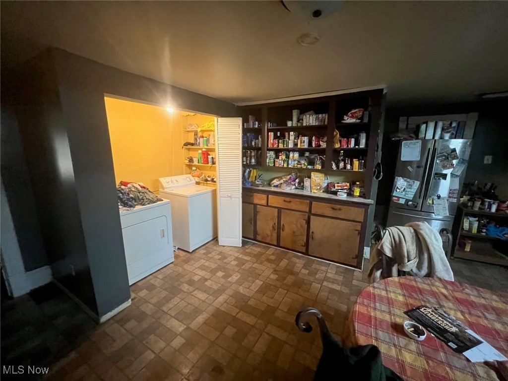 Laundry area featuring washer and dryer